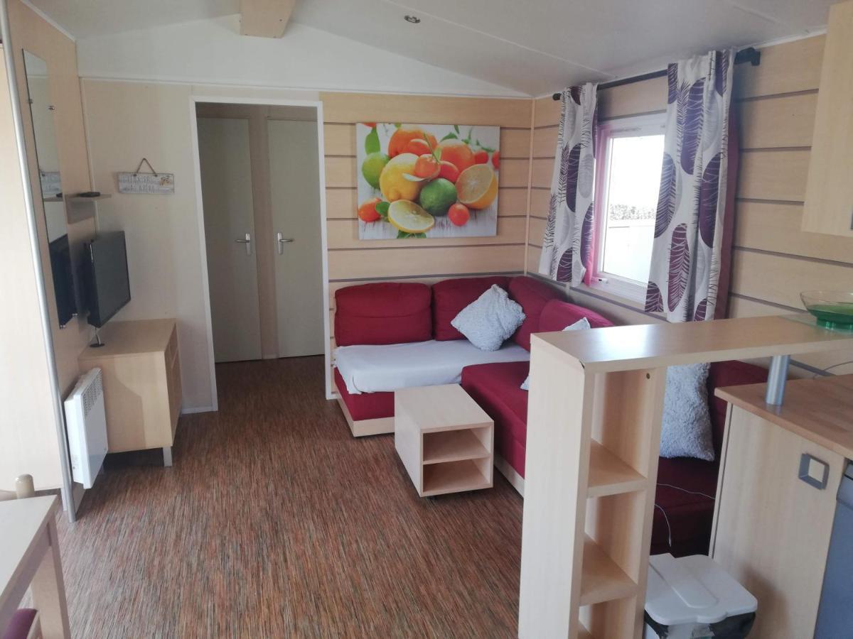 Grand Mobil Home 3Chbr 2Sdb Camping La Carabasse Vias Exterior photo